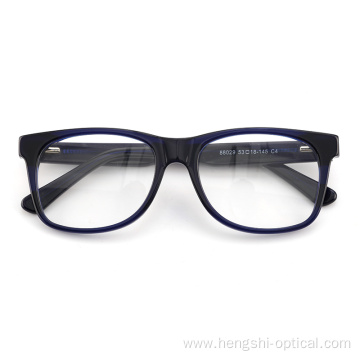 Blue Square And Round Cheap Lenses Designing My Own Eyeglasses Acetate Frames